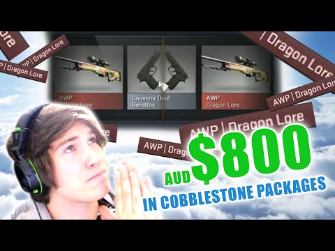 PRAY FOR SOUVENIR DRAGON LORE - $800 in Cobblestone Packages - Case Opening - CS:GO