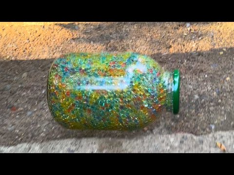 Breaking Big & Small glass bottles ⚠️🔥 Crushing Crunchy & Soft Things !