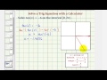 Solving Tan x = -6 on [0, 2π]