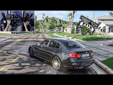 BMW M3 F80 Drifting in GTA V Map - Assetto Corsa | Moza R12