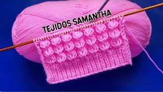 HERMOSO PATRÓN💝 PARA TEJER CHOMPAS CHALECOS SUÉTER  / TEJIDOS SAMANTHA  #knitting #tejedoras #tejer 