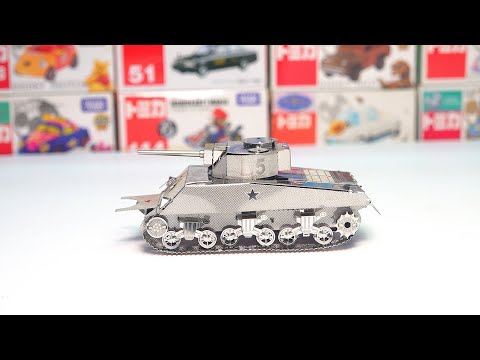 Built a 3D Metal Sherman Tank Model and Here's What I Learning Diy