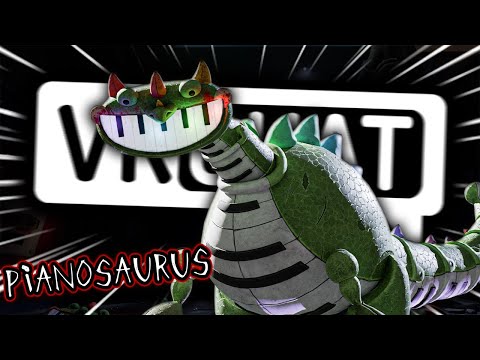 PIANOSAURUS GETS MORE SCREENTIME IN VRCHAT! | Poppy Playtime Chapter 4 | Funny Moments