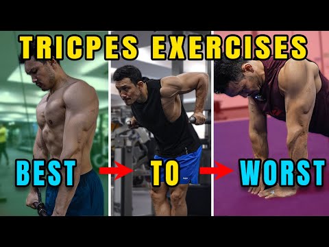 TRICEPS Exercises Ranked BEST To WORST in HINDI [सबसे अच्छी से लेकर सबसे बेकार TRICEPS एक्सरसाइज]