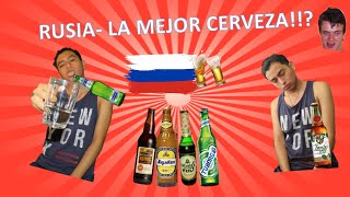 Ecuatorianos probando cervezas de RUSIA