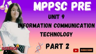 Information Communication Technology||MPPSC PRE2024 Unit-9||Computer for MPPSC 2024||Ms Harshi Gupta