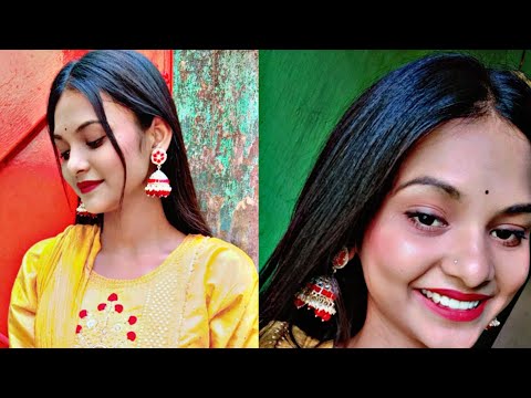 simple and easy festival makeup look under-₹200😍😍