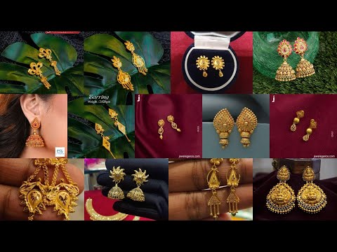 Latest gold earrings designs