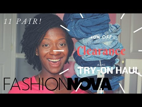 Ballin on a Budget| Fashion Nova Clearance Jeans...