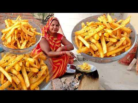 आलू की फ्रेंच फ्राइज क्रिस्पी और चटपटे बनाने की सीक्रेट रेसिपी | Aloo French Fries recipe in hind