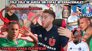 Colo Colo vs Audax Italiano 1-2 | Goles y Resumen Completo | Reacción de Hinchas 
