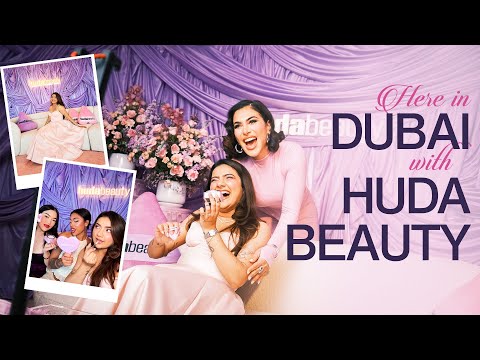 I AM IN DUBAI WITH HUDA BEAUTY ๐ฅน๐งฟ!!!
