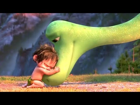 طفل صغير يجد ديناصور عملاق لكنه ضعيف فالطفل يقرر يعلمه القتال والدفاع عن نفسه | GOOD DINOSAUR