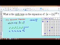 Binomial Expansion and Coefficients