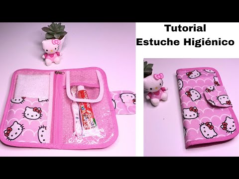 DIY – Cómo hacer un ESTUCHE HIGIÉNICO / coser estuche higiénico / tutorial estuche higiénico