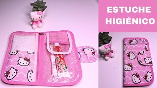 DIY – Cómo hacer un ESTUCHE HIGIÉNICO / coser estuche higiénico / tutorial estuche higiénico