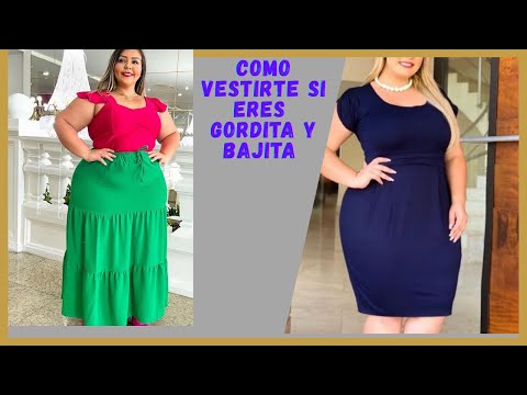 Vestidos ideales para gorditas y bajitas | Lúcete y estiliza tu figura”