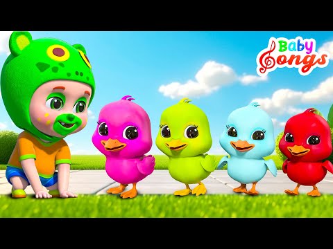 Five Little Ducks + 5 Little Frog | Ten In The Bed | Nursery Rhymes & Kids Baby Songs