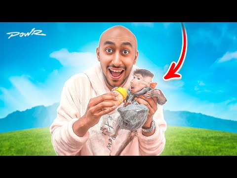 كيف تكون حياة القرد من يصحى لين ينام ( يوم القرد لوكا🐒 )