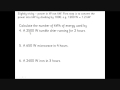Electricity Usage and Cost Calculations
