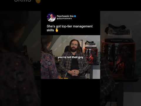 A masterclass in management ✨️