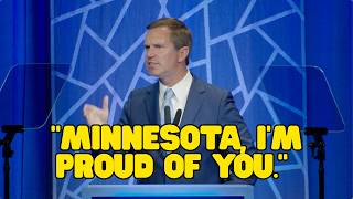 Andy Beshear Hypes Up the Crowd at Minnesota Democratic Convention