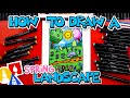 Drawing Landscapes and Flowers Techniques