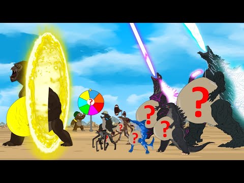 Evolution of GODZILLA & KONG, SHARK MONSTERS RANKED: What is an Energy Transformation? - FUNNY