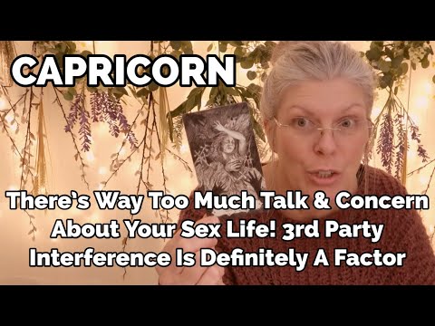 Capricorn. Your Concerns About Gossip Are Well Founded!