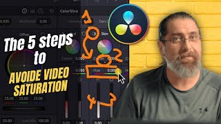 Why Does Saturation Ruin the Film Look? The 5 Steps to Filmic Saturation - DaVinci Resolve 19.
