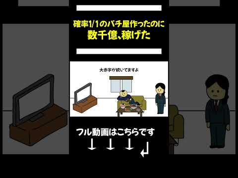 【アニメ】1/1で当たるパチンコ台しかないパチンコ屋作ったのに、数千億稼げてしまうやつ