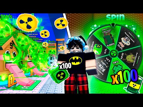 100 Ruletas y Lucky Blocks en Brainrots Tsunami ๐ Roblox