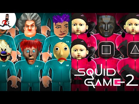 Squid Game  ► funny horror granny cartoon