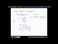 Logarithmic and Quadratic Equations