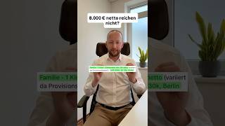 8.000€ netto, 30.000€ Eigenkapital: Reicht das für 600.000€? #baufinanzierung