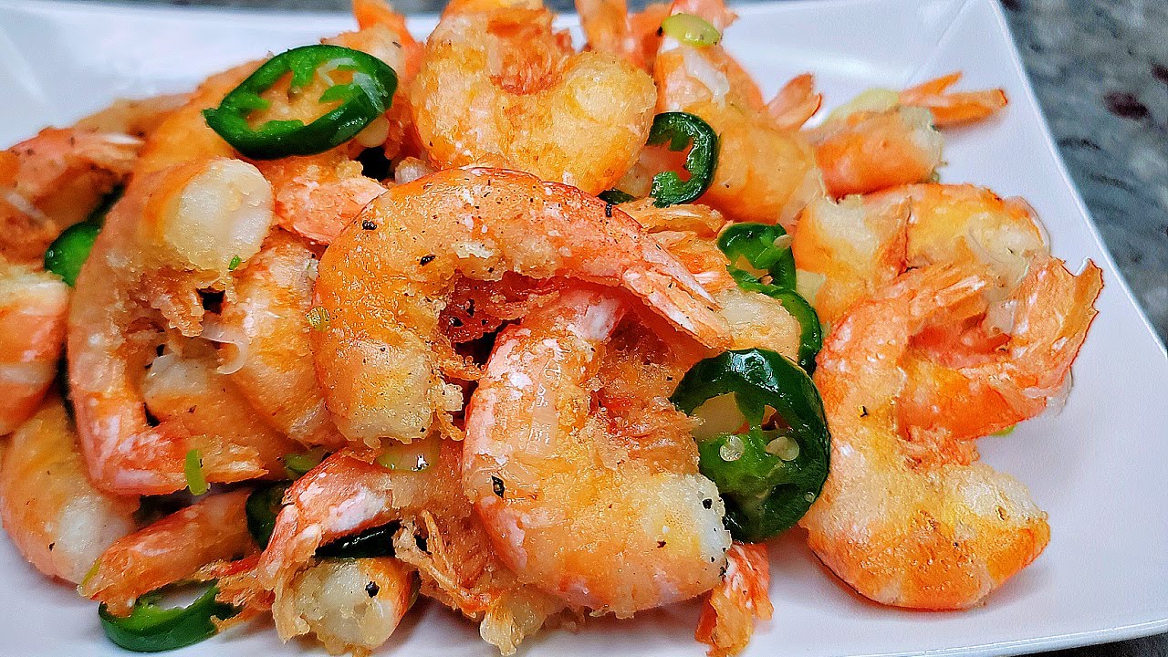 CRISPY Salt And Pepper Shrimp