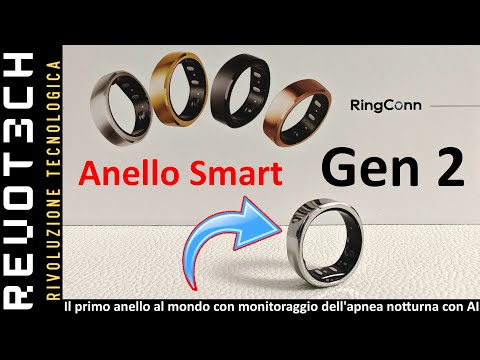 RingConn Gen 2: L' Anello Smart per il Tuo Benessere Notturno AI per Apnee e Tanto Altro