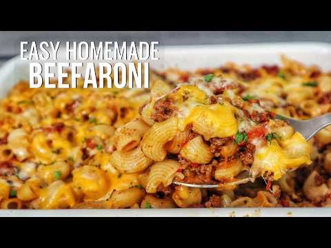 This Beefaroni Recipe Tastes Way Better Than Store Bought!