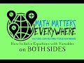 Solving Equations with Variables on Both Sides