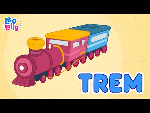 CONHECENDO O TREM | CONHECER OS TRANSPORTES | VÍDEO INFANTIL | OPERAÇÃO TRANSPORTE #4 | TRANSPORTES