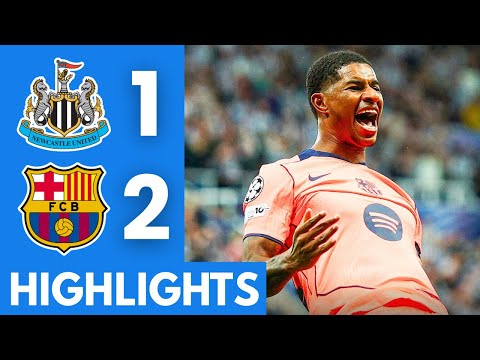 Newcastle United vs Barcelona (1-2) Highlights | UEFA Champions League 2025/26