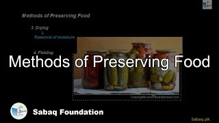 Methods of Preserving Food