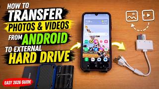 How to Transfer Photos & Videos from Android to External Hard Drive (Easy 2026 Guide)