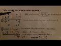 Elimination Method in Linear Systems