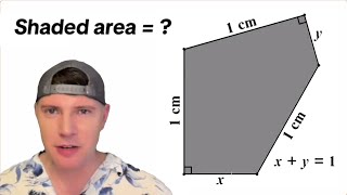 Area of Grey Pentagon