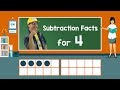 Exploring Subtraction Facts for 4