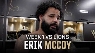 Erik McCoy on excitement, Tyler Shough's leadership | Saints vs. Lions 2026 NFL Week 1