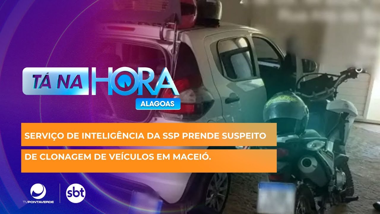 COMBATE AO CRIME | Serviço de inteligência da SSP prende suspeito de clonagem de veículos em Maceió.