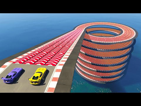 Endless Speed Boost Loops - Floor By Floor Race - GTA 5