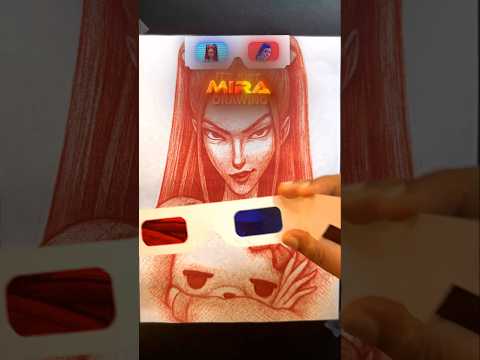 KPOP demon Hunters Mira and Rumi Transformation 3D Glass Art